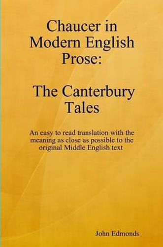 Cover image for Chaucer in Modern English Prose The Canterbury Tales