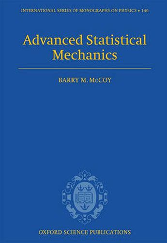 Cover image for Advanced Statistical Mechanics