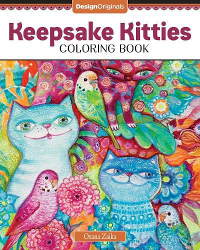 Cover image for Keepsake Kitties Coloring Book