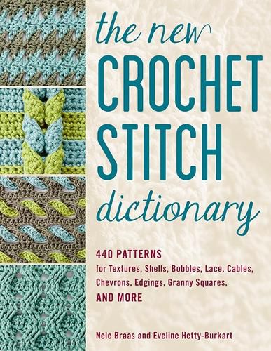 Cover image for The New Crochet Stitch Dictionary: 440 Patterns for Textures, Shells, Bobbles, Lace, Cables, Chevrons, Edgings, Granny Squares, and More