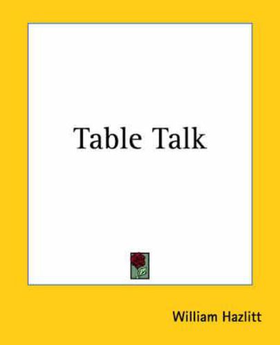 Cover image for Table Talk