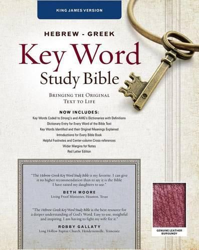 Cover image for Hebrew-Greek Key Word Study Bible-KJV