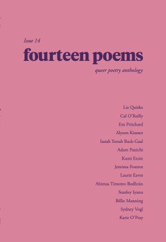 Cover image for fourteen poems issue 14: a queer poetry anthology