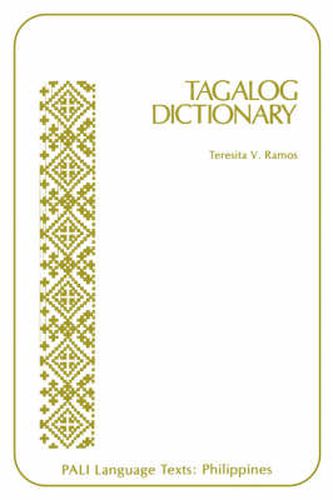Cover image for Tagalog Dictionary