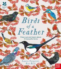 Cover image for National Trust: Birds of a Feather: Press out and learn about 10 beautiful birds