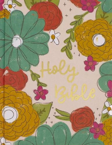 Cover image for NIV, Artisan Collection Bible, Cloth over Board, Multi-Color/Floral, Red Letter, Comfort Print