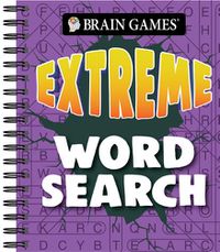 Cover image for Brain Games - Extreme Word Search (Purple)