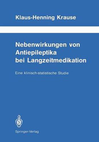 Cover image for Nebenwirkungen Von Antiepileptika Bei Langzeitmedikation