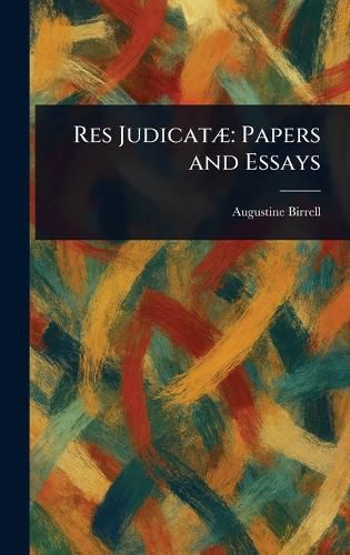 Cover image for Res Judicatae