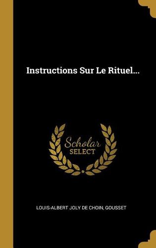 Cover image for Instructions Sur Le Rituel...