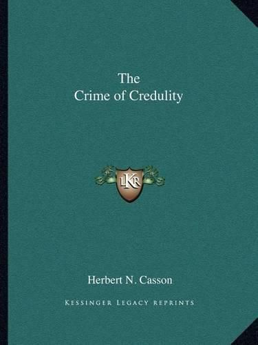 Cover image for The Crime of Credulity