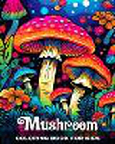 Mushroom Coloring Book for Kids