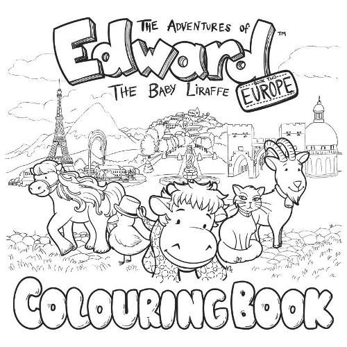 The Adventures of Edward the Baby Liraffe: Colouring Book