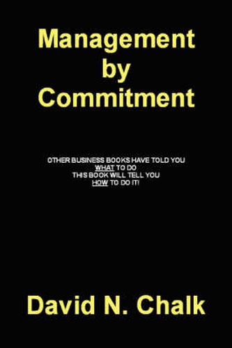 Cover image for Management by Commitment