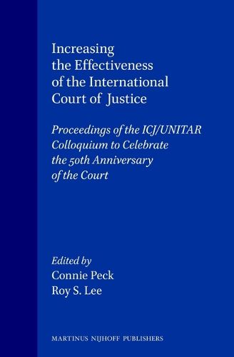 Cover image for Increasing the Effectiveness of the International Court of Justice