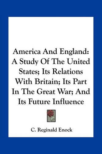 Cover image for America And England