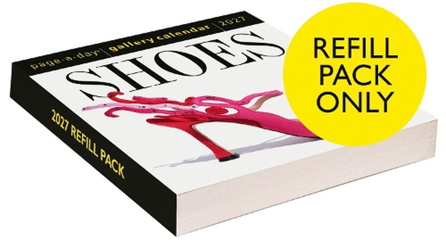 Cover image for Shoes Page-A-Day (R) Gallery Calendar Refill Pack 2027