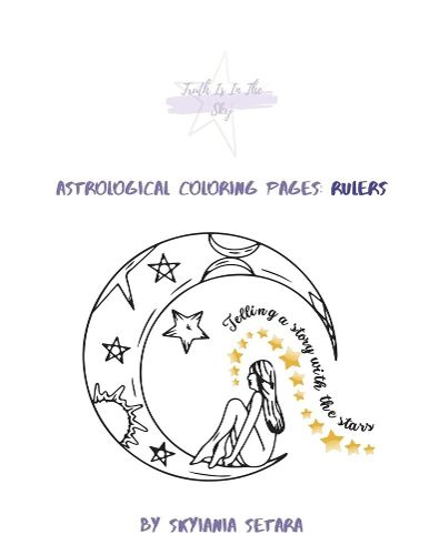 Cover image for Astrological Coloring Pages: Rulers