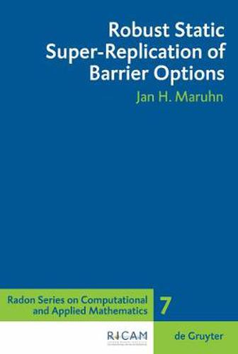 Cover image for Robust Static Super-Replication of Barrier Options