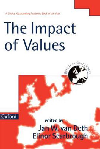 Cover image for The Impact of Values