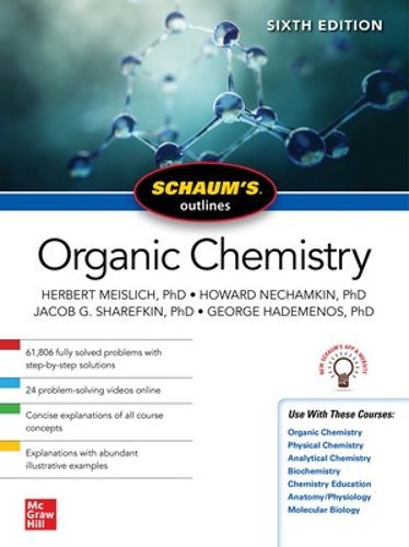 Cover image for Schaum's Outline of Organic Chemistry, Sixth Edition