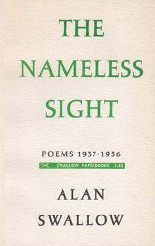 Cover image for Nameless Sight: 1937-1956