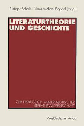 Literaturtheorie und Geschichte