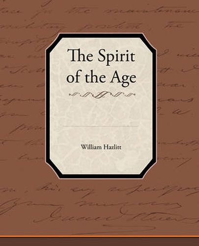 Cover image for The Spirit of the Age