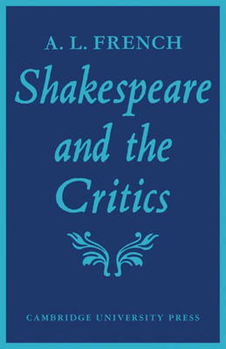 Cover image for Shakespeare and the Critics