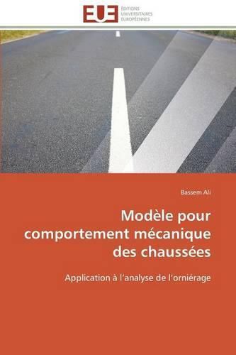 Cover image for Modele pour comportement mecanique des chaussees