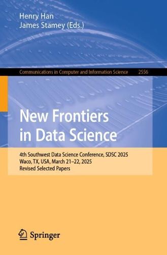 Cover image for New Frontiers in Data Science