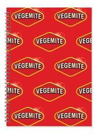 Cover image for Vegemite(R) A4 Spiral Notepad