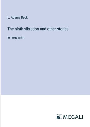 Cover image for The ninth vibration and other stories