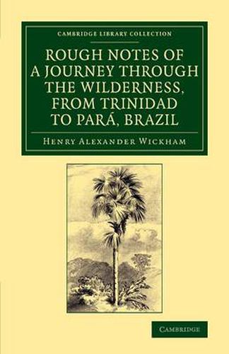 Cover image for Rough Notes of a Journey through the Wilderness, from Trinidad to Para, Brazil: By Way of the Great Cataracts of the Orinoco, Atabapo, and Rio Negro