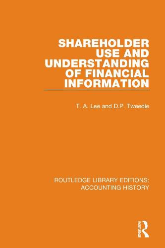 Cover image for Shareholder Use and Understanding of Financial Information