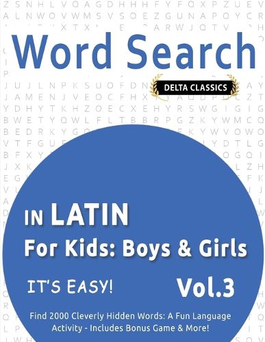 Cover image for Word Search in Latin for Kids