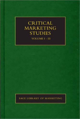 Cover image for Critical Marketing Studies