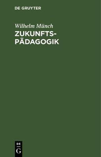 Cover image for Zukunftspadagogik