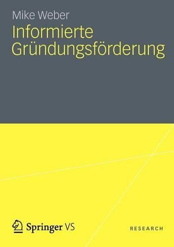 Cover image for Informierte Grundungsfoerderung