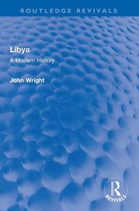 Cover image for Libya: A Modern History