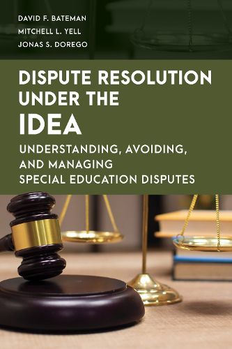 Cover image for Dispute Resolution Under the IDEA