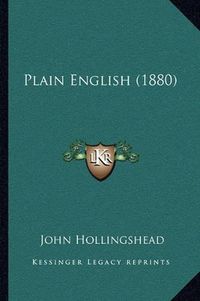Cover image for Plain English (1880)