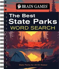 Cover image for Brain Games - The Best State Parks Word Search