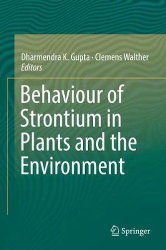 Cover image for Behaviour of Strontium in Plants and the Environment