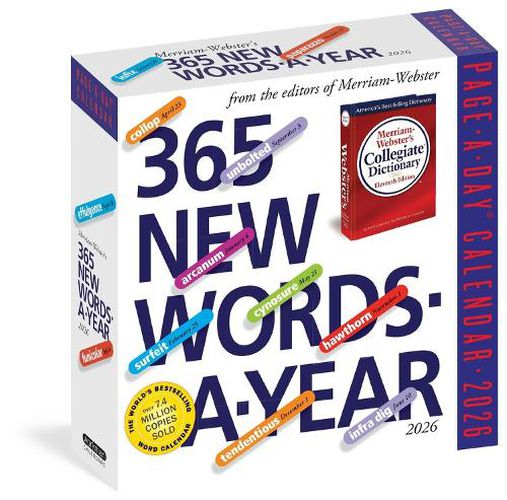 Cover image for 365 New Words-A-Year Page-A-Day (R) Calendar 2026