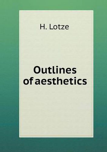 Cover image for Outlines of aesthetics