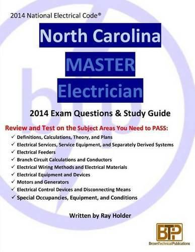 Cover image for North Carolina 2014 Master Electrician Study Guide