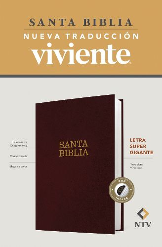 Cover image for Santa Biblia NTV, Letra Super Gigante, Letra Roja, Tapa dura