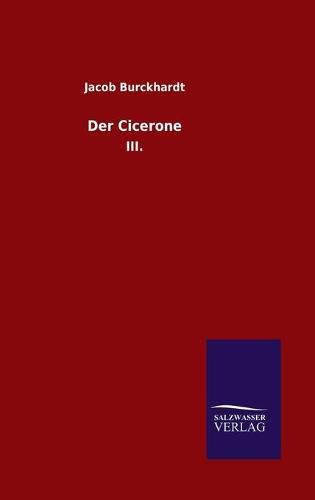 Cover image for Der Cicerone: III.