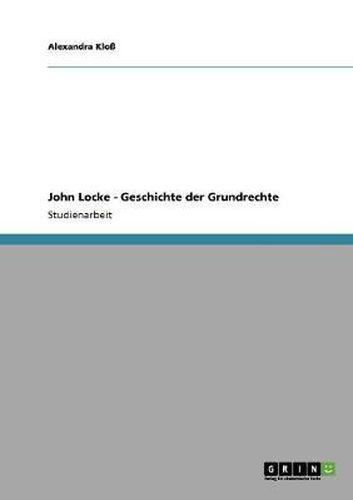 Cover image for John Locke - Geschichte der Grundrechte